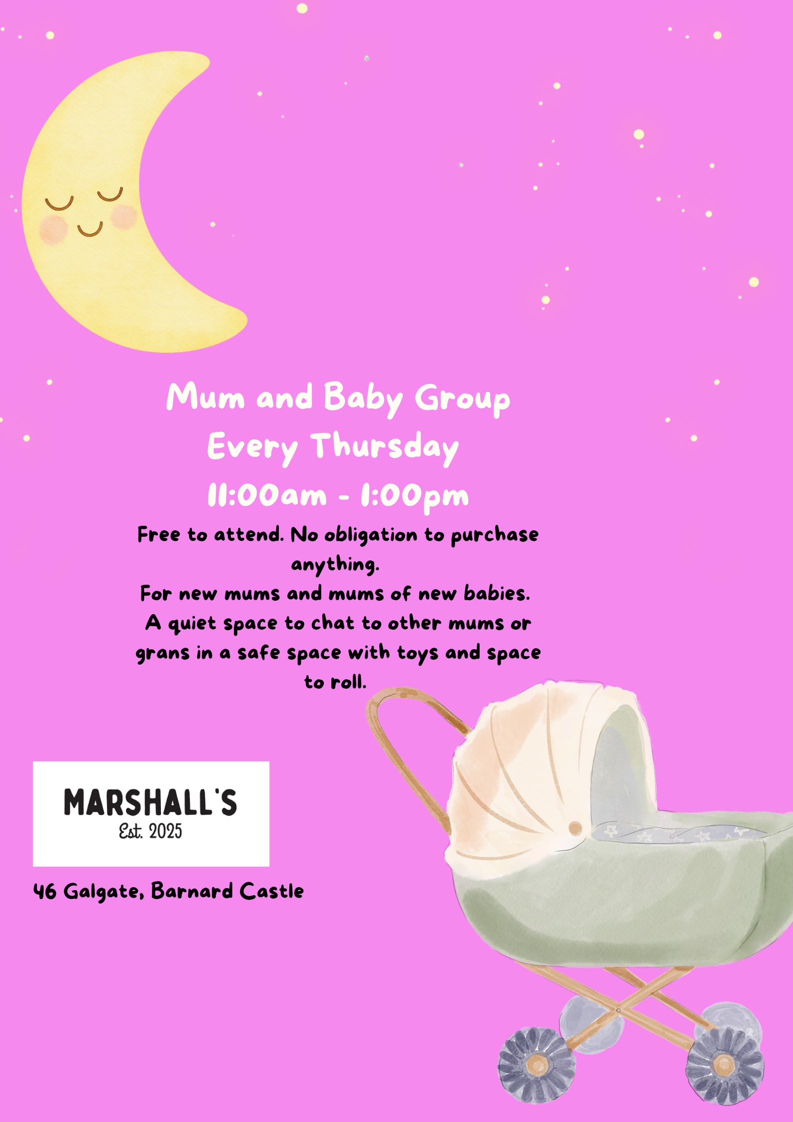 Mum and Baby Group Marshalls
